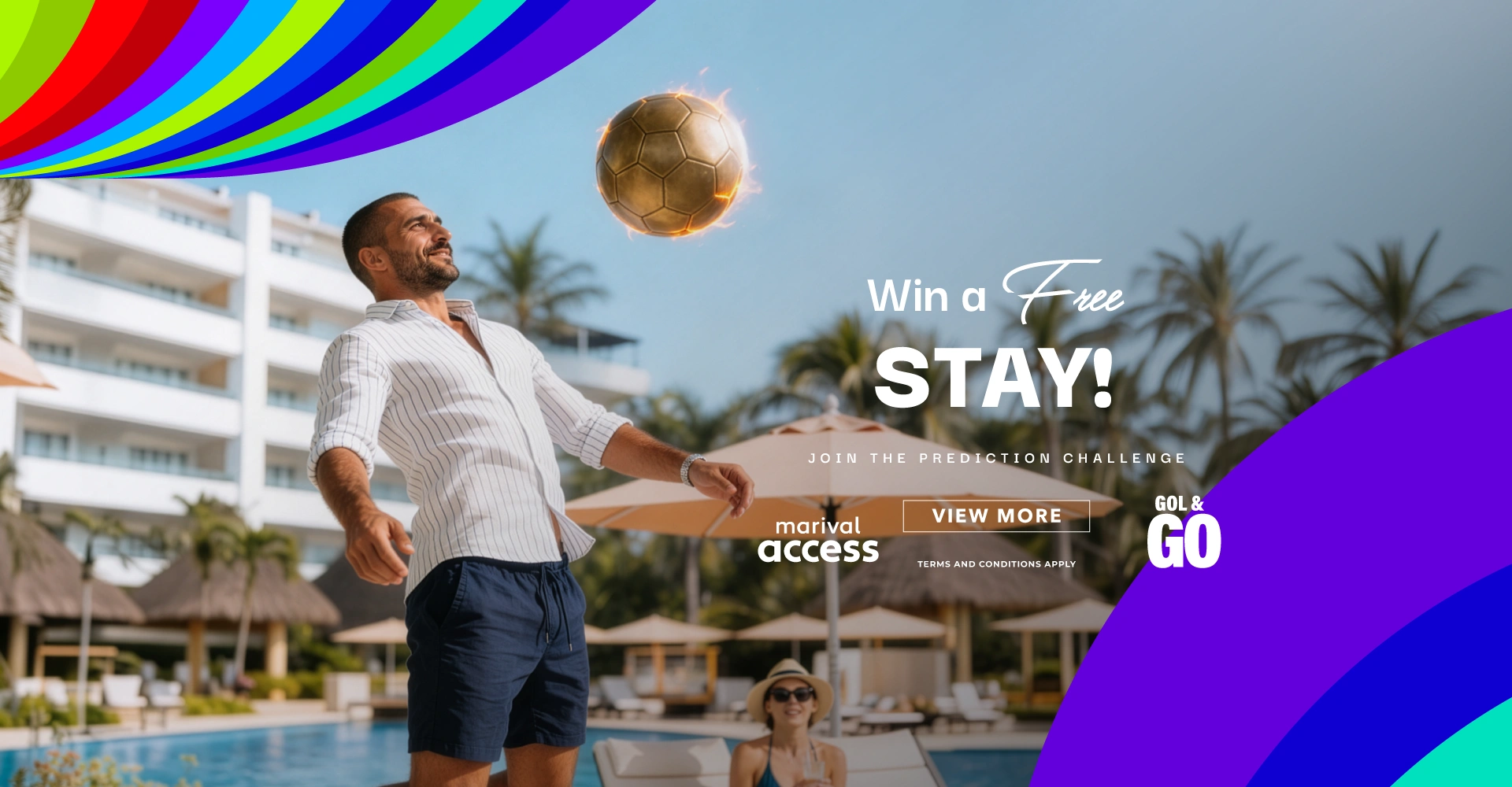 Join for a chance to win a free stay! Marival Distinct