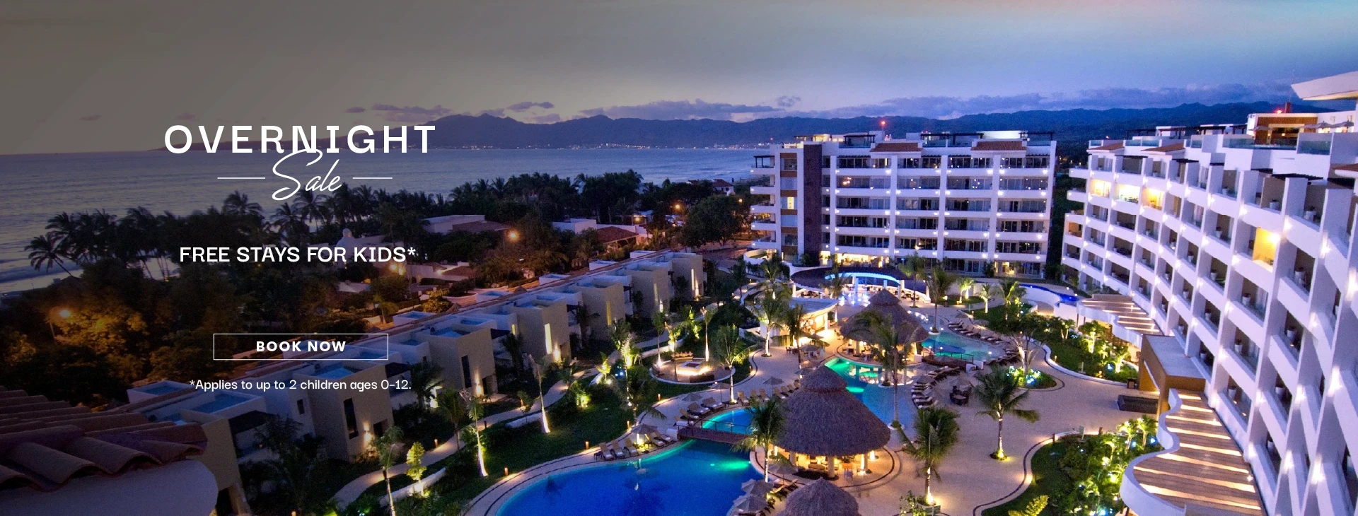 Overnight offer luxury resort Nuevo Vallarta Mexico